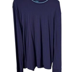 Express Blue Long Sleeve Tees